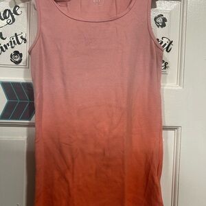 GAP Gradient Pink to Orange Tank Top